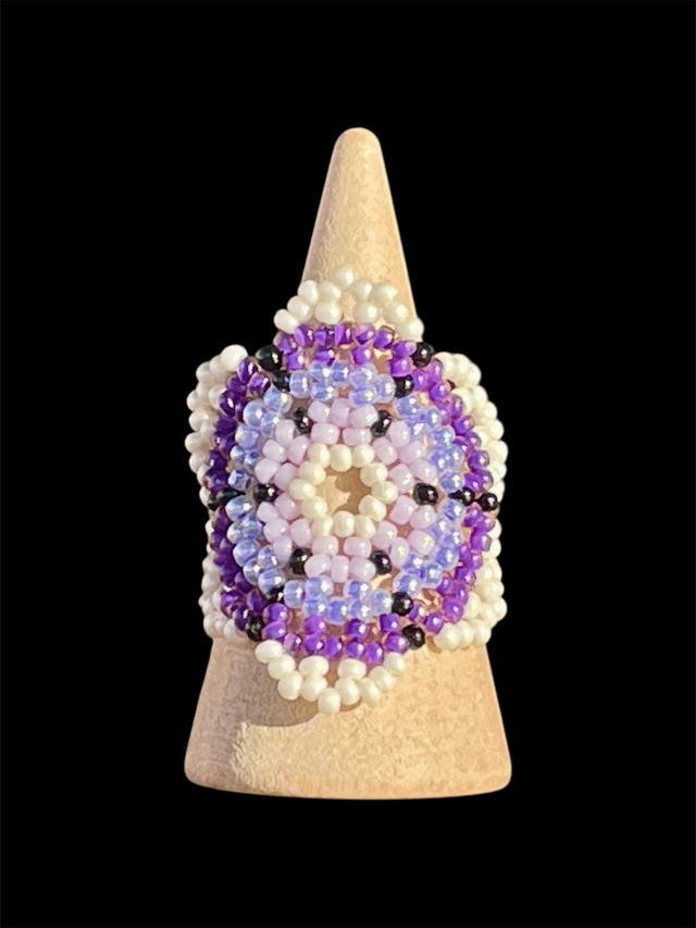 Bague Kiki Vanille Mauve