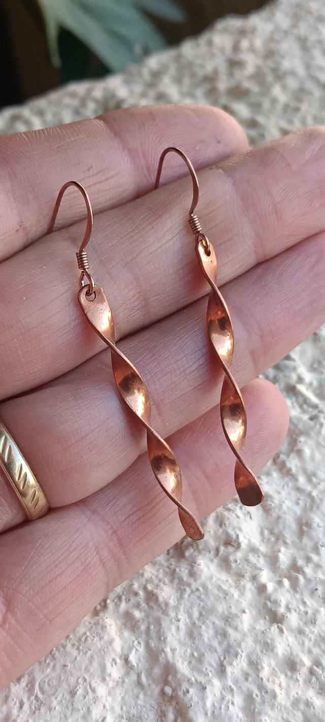 Boucles cuivre tagliatelles 