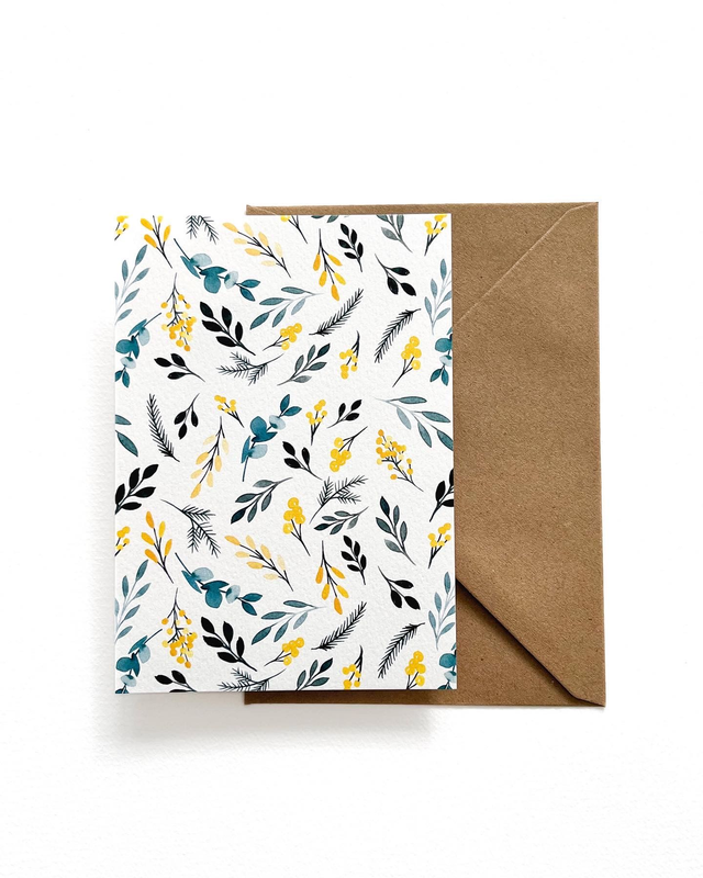 Carte postale Pulsion créative - Feuillages