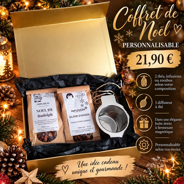 Coffret thé,infusion aux choix 