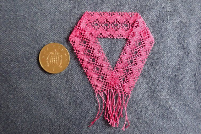 Handmade Lace Scarf - Silk (Design SC1)