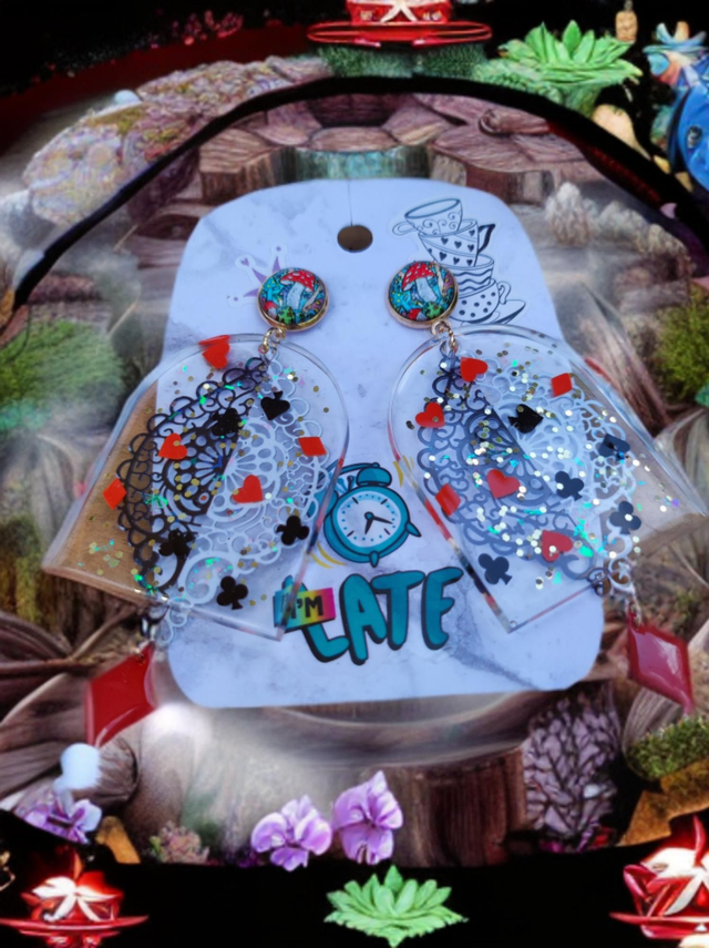 Boucles d&#039;oreilles &#039;Welcome in Wonderland&#039;