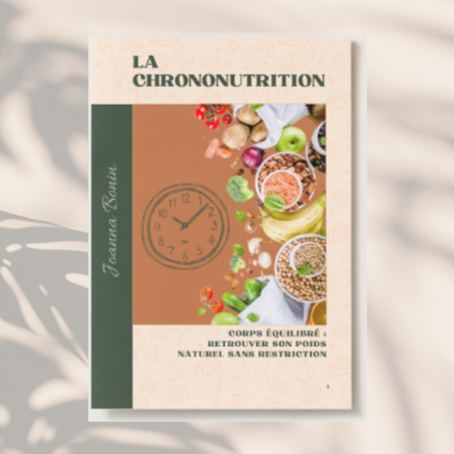 Livre Chrononutrion : corps équilibré, retrouver son poids naturel sans restriction