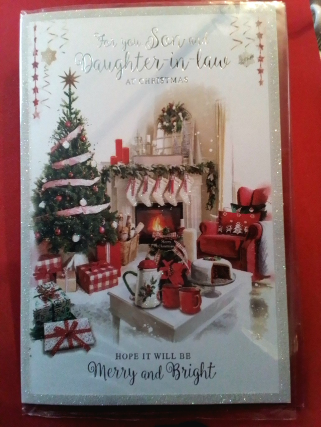 Son and Daughter in Law Christmas Card