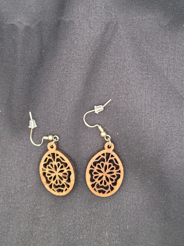 Boucles d'Oreilles Arabesque Ovale