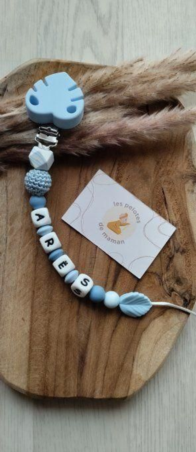 Attache tétine personnalisée 