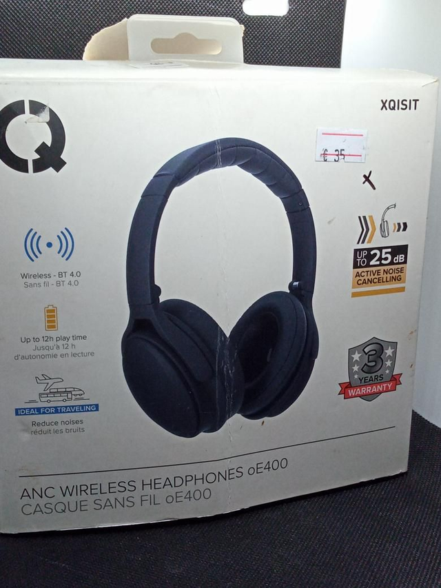 *0246-ANC WIRELESS HEADPHONES oE400
CASQUE SANS FIL 0E400