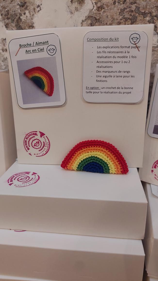 Kit crochet arc en ciel