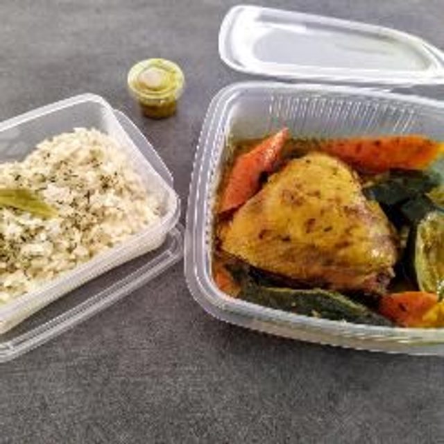 Colombo de poulet ( sur commande 48 heures avt / à partir de 10 parts commandées )