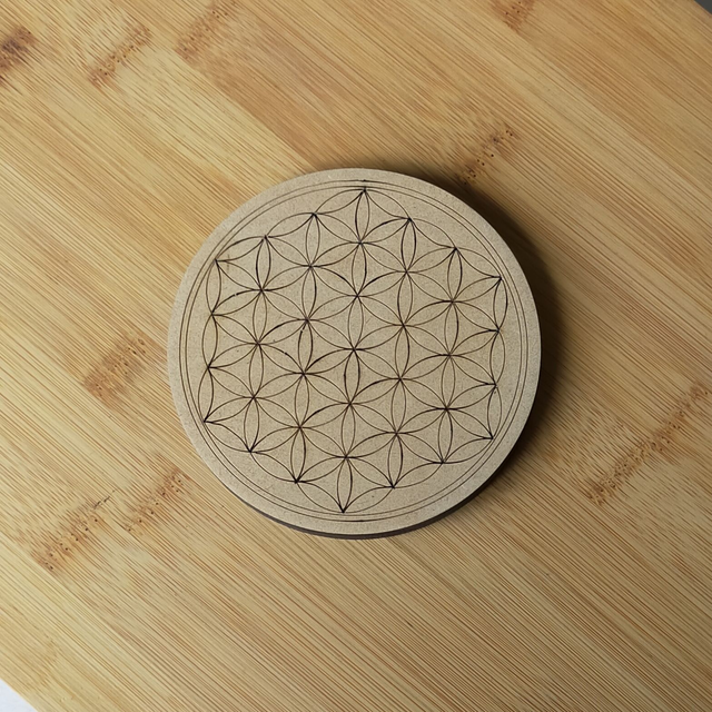 Fleur de vie en bois 10cm environ - OP0018