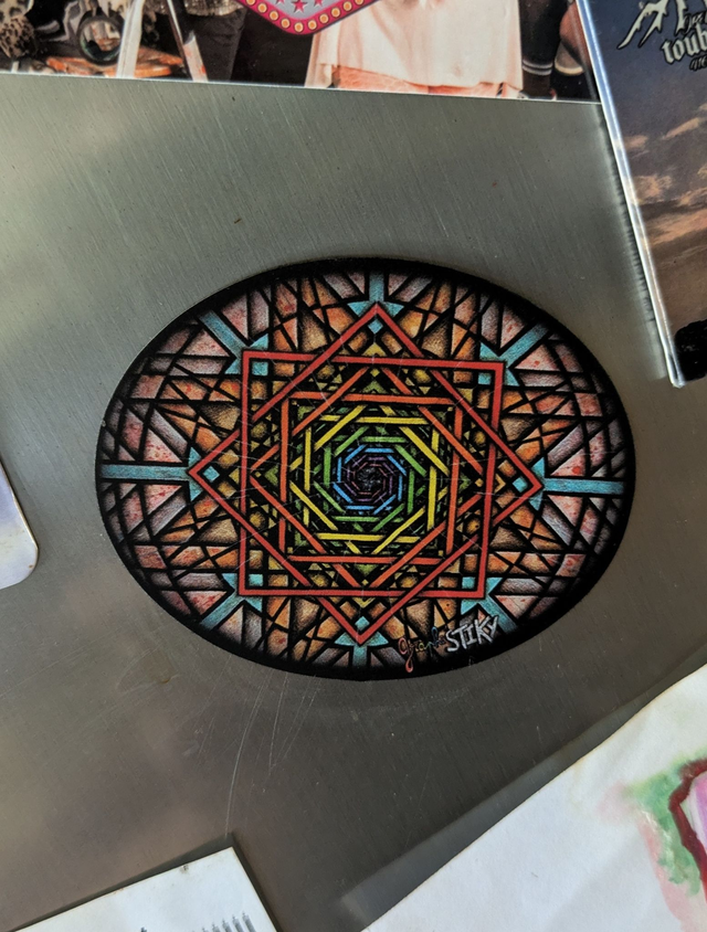 &quot;Au travers des vitraux&quot; Magnet