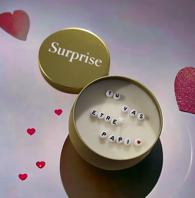 Bougie parfumée Surprise, tu vas être papi 190g