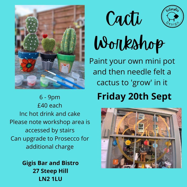 Needle felt workshop at GiGis