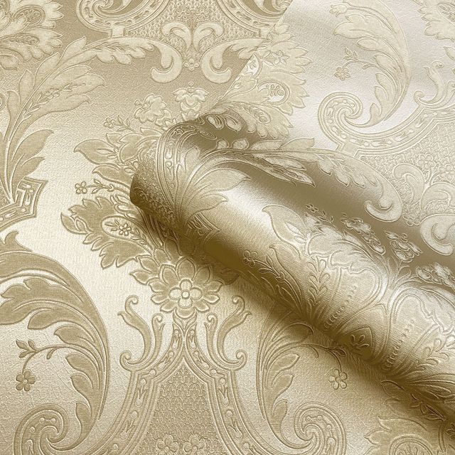 Amara Damask Gold - Belgravia - 7397