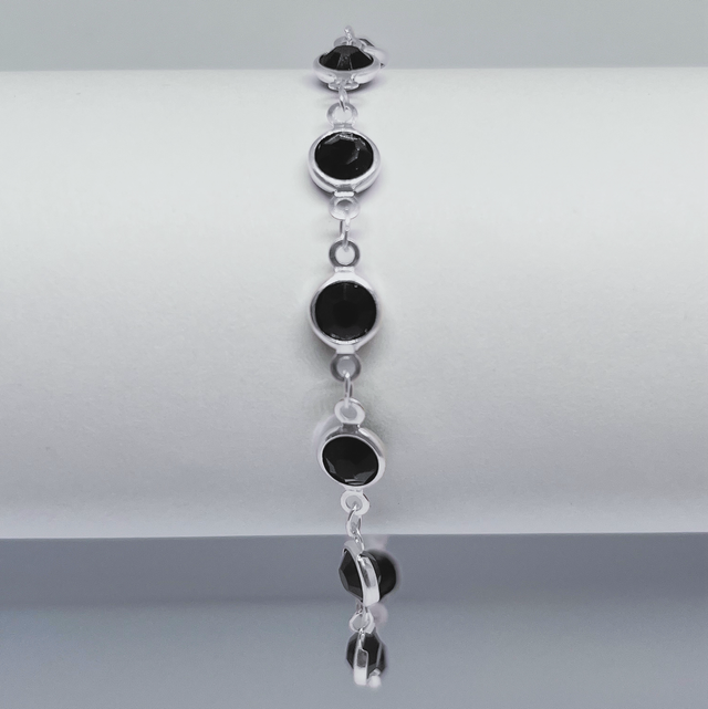 Pulsera redonda con negro