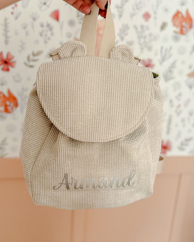Sac à dos enfant - oreilles ourson - non personnalisable