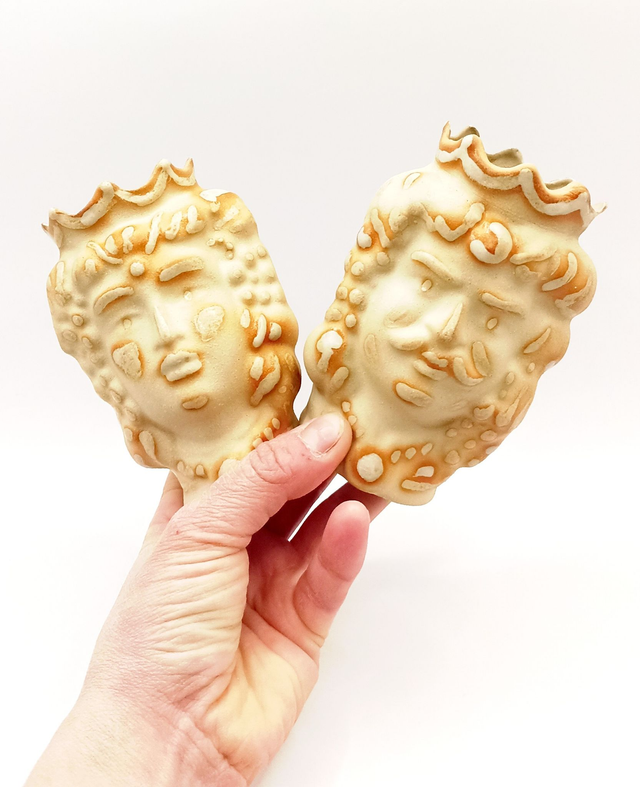 Moor's heads with highlighted details