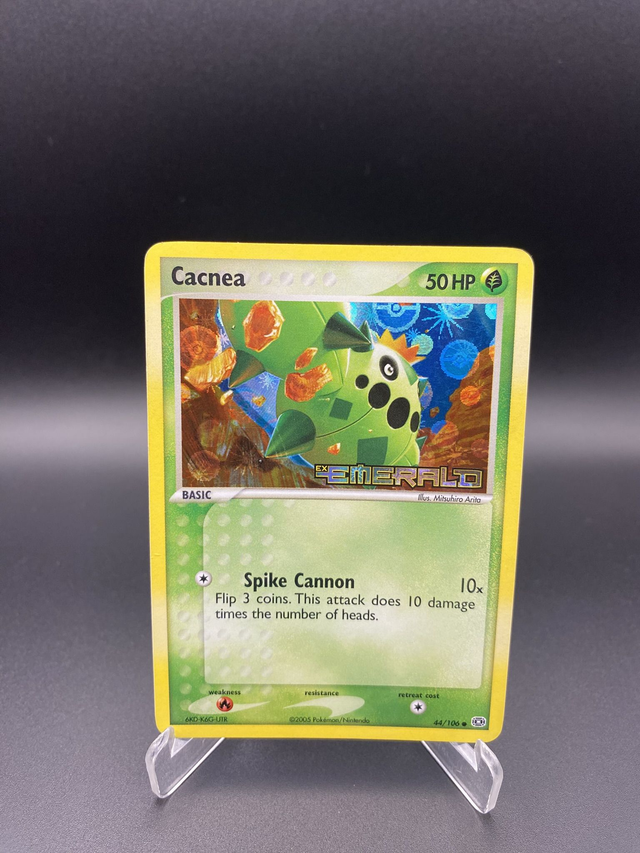 Cacnea (44/106) EX Emerald - Excellent - EN - Reverse Holo mit Stamp