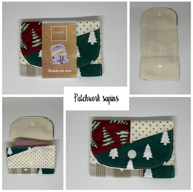 Pochette pour savon (Noël)
