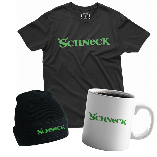 "SCHNECK" Tshirt, Sweat, Bonnet, Totebag, Mug