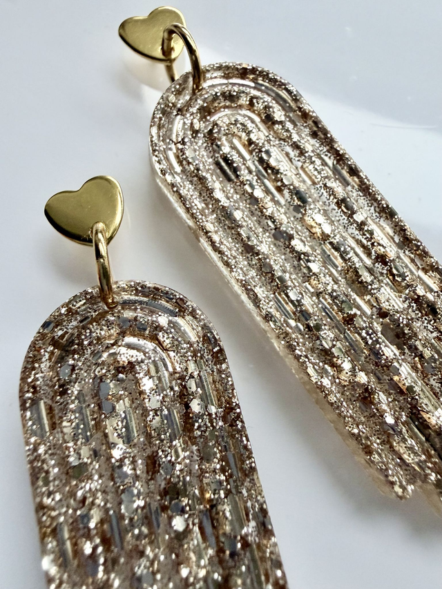 ARTY aux paillettes dorées