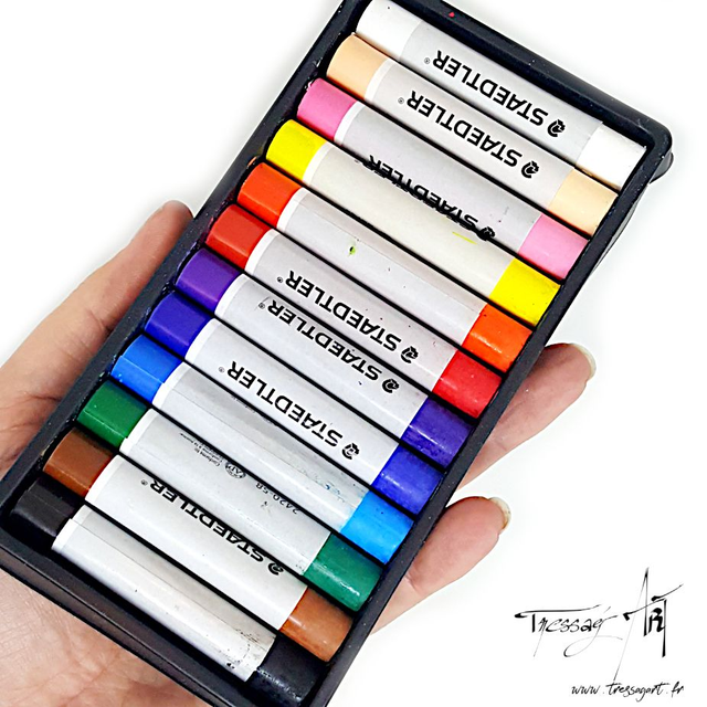 STAEDTLER - PASTELS GRAS A L&#039;HUILE PAR 12 - ST013