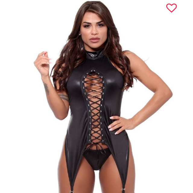 Body com Ilhós e Meia 7/8