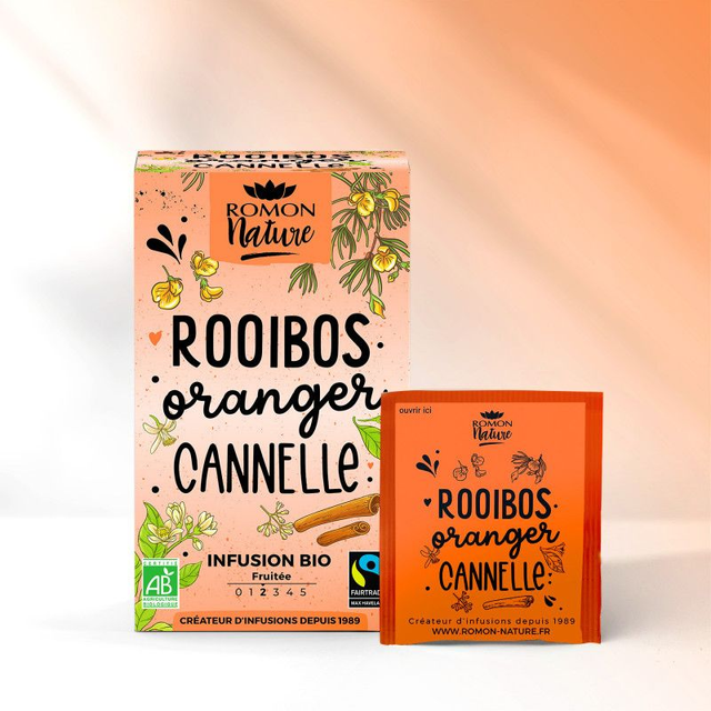 Infusion Rooibos Oranger Cannelle Bio*