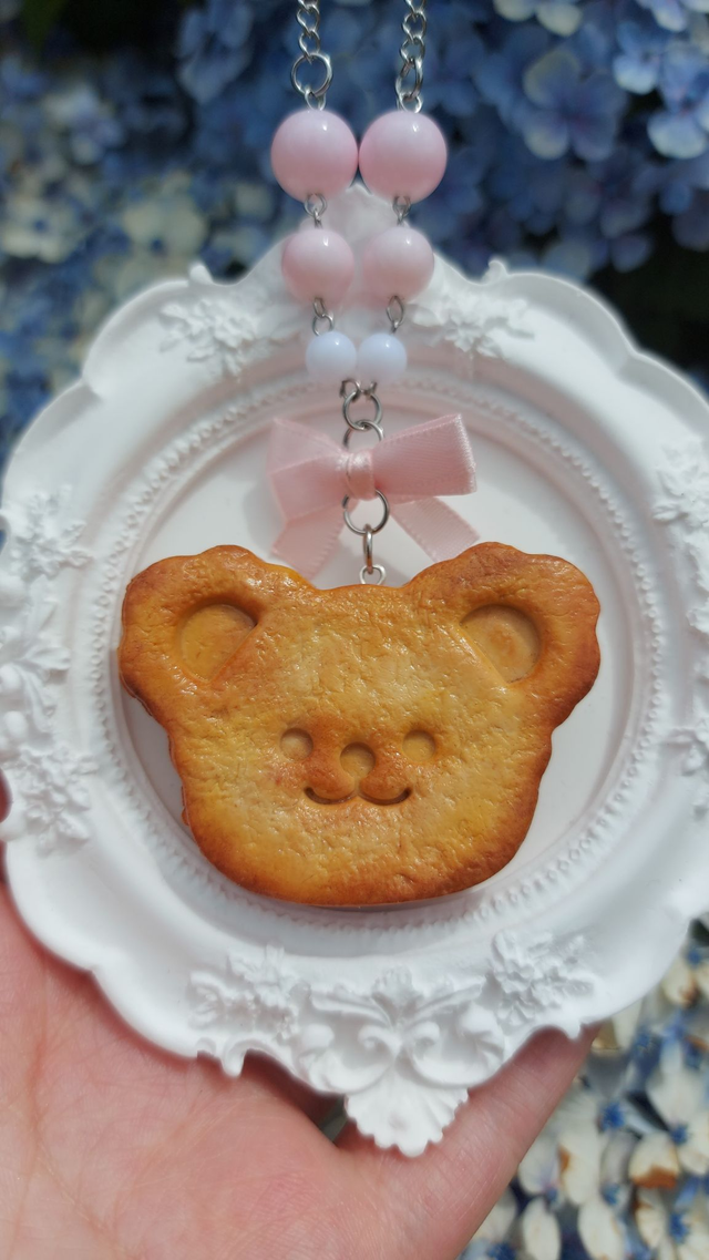 Collier tête d'ourson