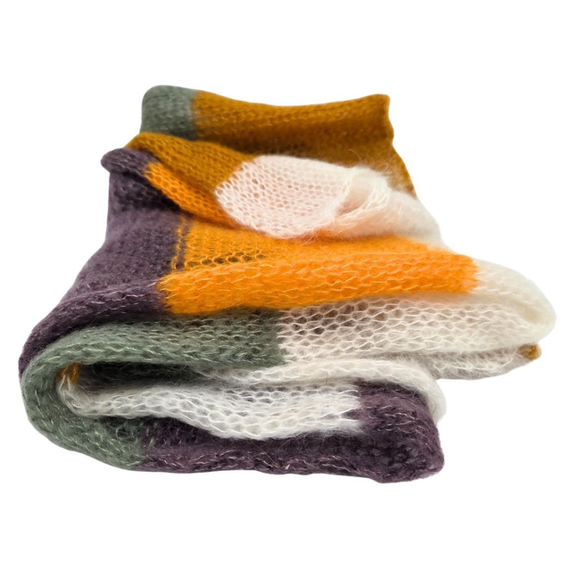 Écharpe Tricotée en Mohair et Soie - Moyenne