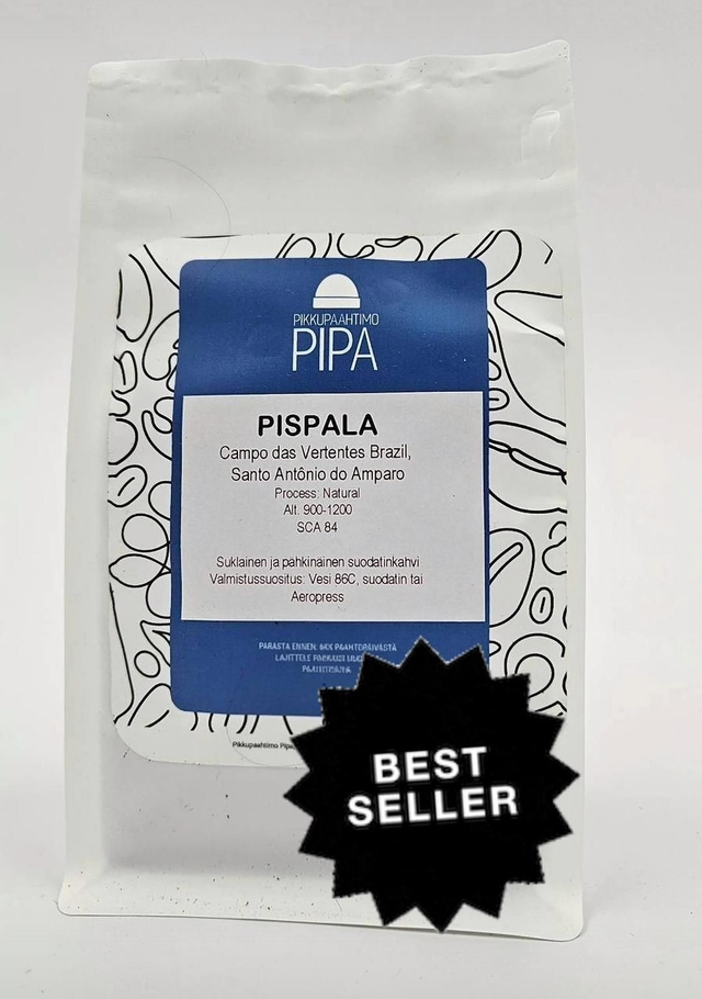 Pispala - keskipaahtoa hieman tummempi erikoiskahvi