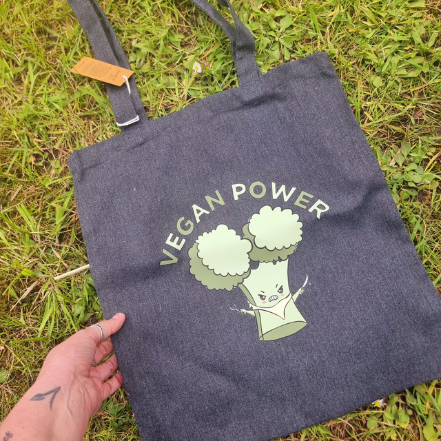 'Vegan Power' Tote Bag