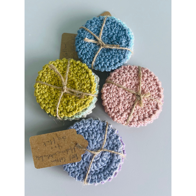 Face Scrubbie Cotton Crochet Set