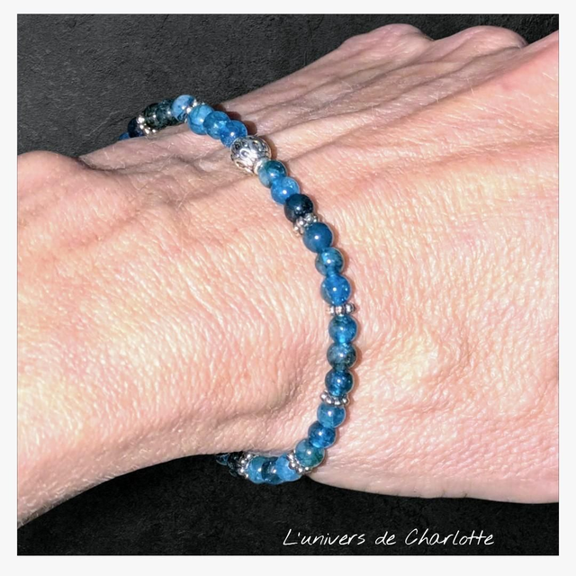 Bracelet "Apatite" 4mm BR-239