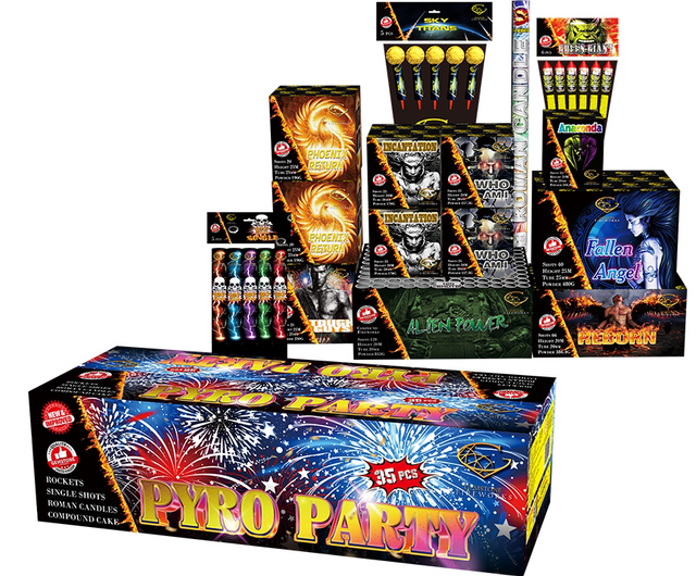 PYRO PARTY 35 PIECES 
