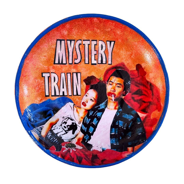 &quot;Mystery Train&quot; Orange Upcycled Trinket Dish - House of Frisson