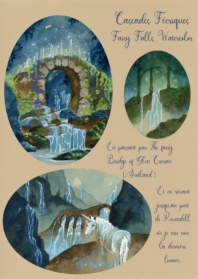 Cascades féeriques fiche à thème féerique