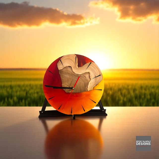Wanduhr SONNENUNTERGANG