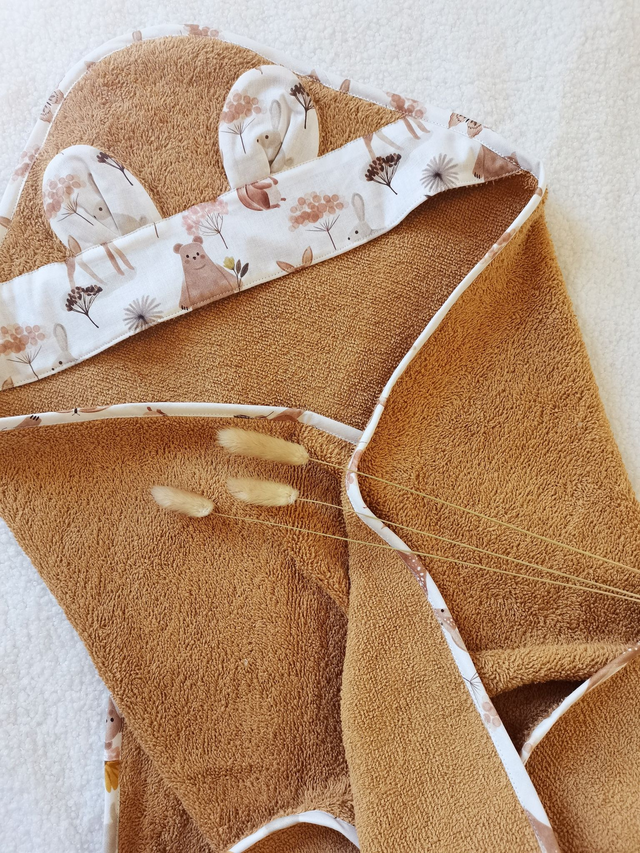 Cape de bain Moka Cannelle