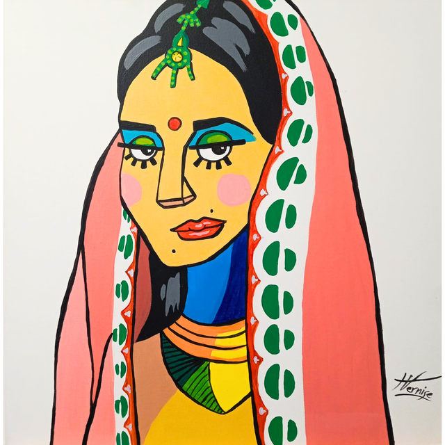 A1-1.1.8 - Femme indienne d'Inde