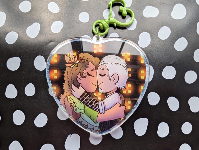 Hadestown couple Keychains