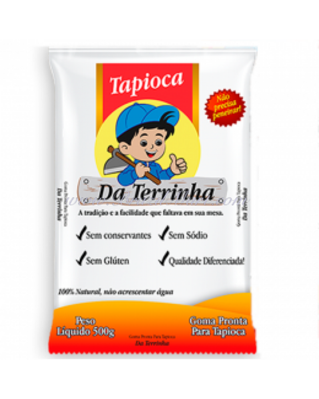 Tapioca hidratada 500 gr- Da Terrinha