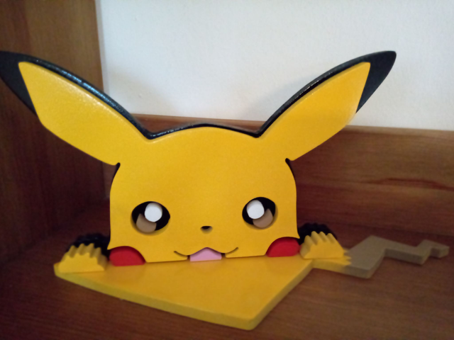 Tête de Pikachu - 22x11 cms