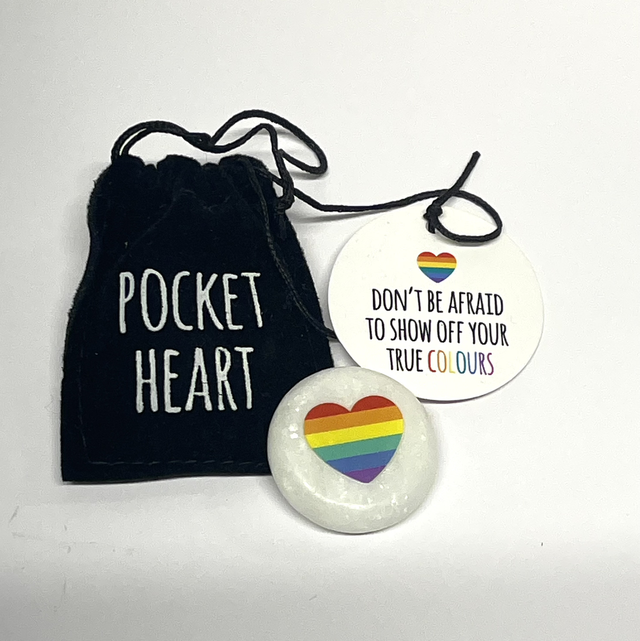 Rainbow Pocket Heart