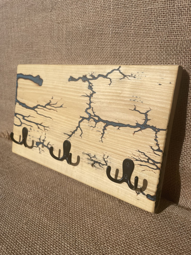 Porte torchon électrique bleu