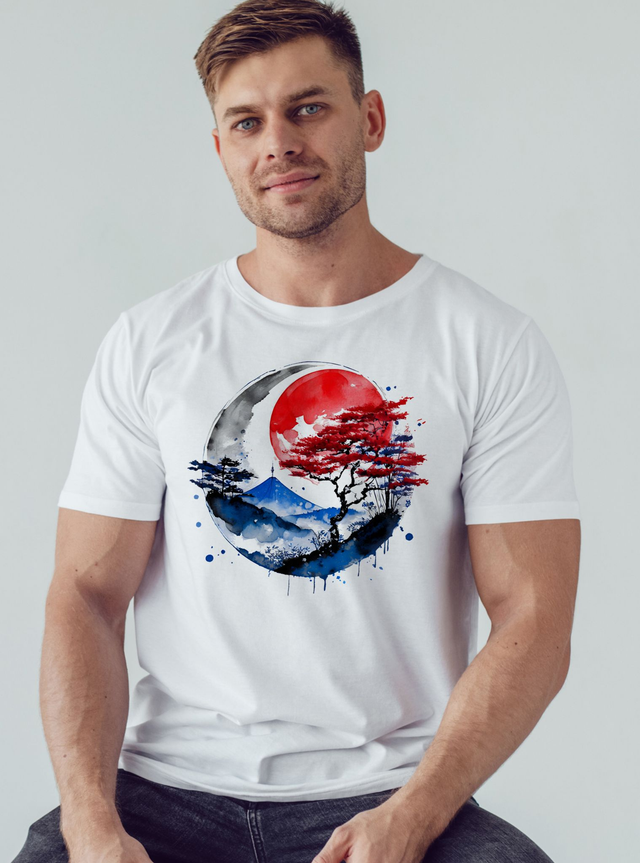 T-shirt Namsan Moon - UNISEXE BLANC