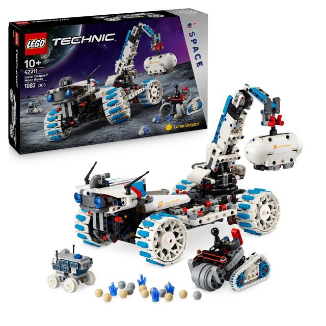 LEGO 42211 Technic Lunar Outpost Mondrover-Raumfahrzeug
