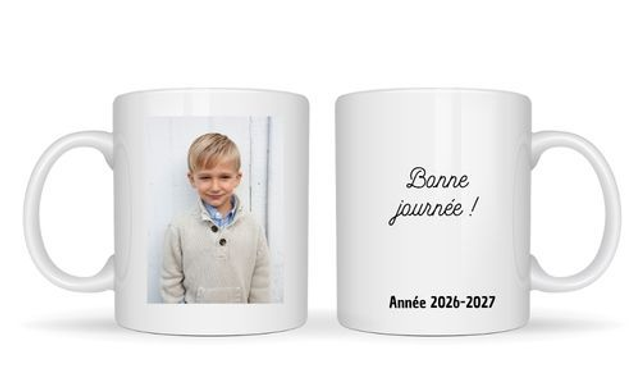 Mug personnalisé "Année scolaire"