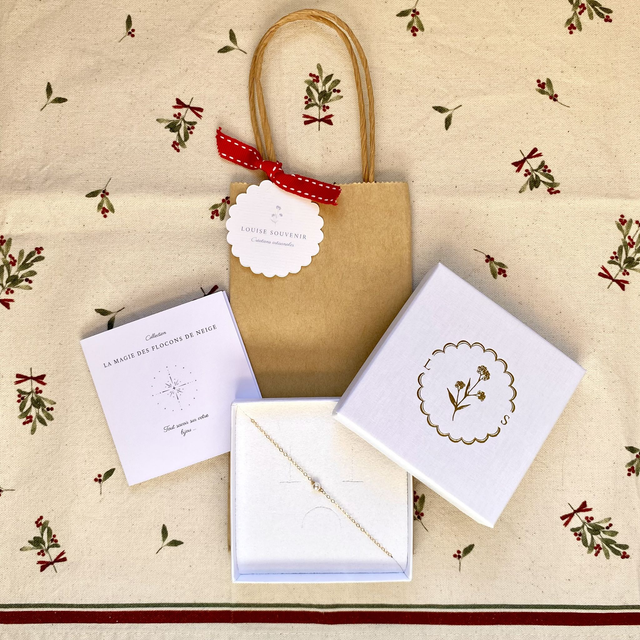 Bracelet en gold filled - La magie des flocons de neige