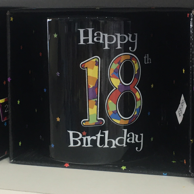 Big 18th birthday cup